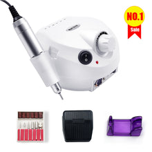 Load image into Gallery viewer, 35000/20000 RPM Electric Nail Drill Bits Set Mill Cutter Machine For Manicure Nail Tips Manicure Electric Nail Pedicure File
