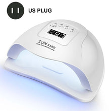 Load image into Gallery viewer, LED Nail Lamp for Manicure 80/54/36W Nail Dryer Machine UV Lamp For Curing UV Gel Nail Polish With Motion sensing LCD Display
