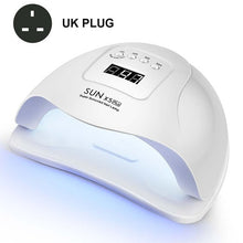 Load image into Gallery viewer, LED Nail Lamp for Manicure 80/54/36W Nail Dryer Machine UV Lamp For Curing UV Gel Nail Polish With Motion sensing LCD Display
