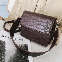 Load image into Gallery viewer, European Fashion Simple Women's Designer Handbag 2020 New Quality PU Leather Women Tote bag Alligator Shoulder Crossbody Bags
