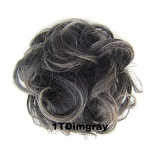 Load image into Gallery viewer, Delice Women's Curly Chignon With Elastic Rubber Band Synthetic Scrunchie Wrap Hair Messy Bun Hairpieces
