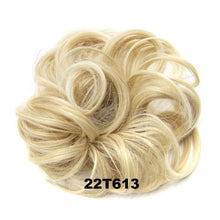 Load image into Gallery viewer, Delice Women's Curly Chignon With Elastic Rubber Band Synthetic Scrunchie Wrap Hair Messy Bun Hairpieces
