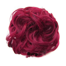 Load image into Gallery viewer, Delice Women's Curly Chignon With Elastic Rubber Band Synthetic Scrunchie Wrap Hair Messy Bun Hairpieces
