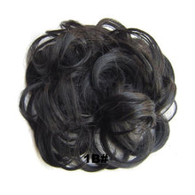 Load image into Gallery viewer, Delice Women's Curly Chignon With Elastic Rubber Band Synthetic Scrunchie Wrap Hair Messy Bun Hairpieces
