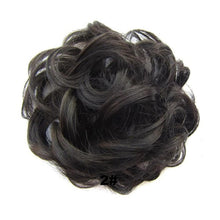 Load image into Gallery viewer, Delice Women's Curly Chignon With Elastic Rubber Band Synthetic Scrunchie Wrap Hair Messy Bun Hairpieces
