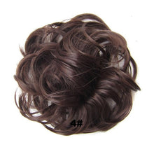 Load image into Gallery viewer, Delice Women's Curly Chignon With Elastic Rubber Band Synthetic Scrunchie Wrap Hair Messy Bun Hairpieces
