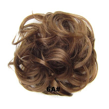 Load image into Gallery viewer, Delice Women's Curly Chignon With Elastic Rubber Band Synthetic Scrunchie Wrap Hair Messy Bun Hairpieces

