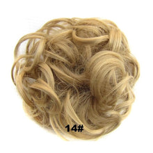 Load image into Gallery viewer, Delice Women's Curly Chignon With Elastic Rubber Band Synthetic Scrunchie Wrap Hair Messy Bun Hairpieces
