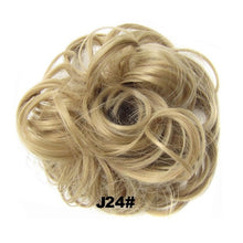 Load image into Gallery viewer, Delice Women's Curly Chignon With Elastic Rubber Band Synthetic Scrunchie Wrap Hair Messy Bun Hairpieces
