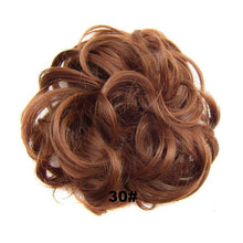 Load image into Gallery viewer, Delice Women's Curly Chignon With Elastic Rubber Band Synthetic Scrunchie Wrap Hair Messy Bun Hairpieces
