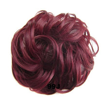 Load image into Gallery viewer, Delice Women's Curly Chignon With Elastic Rubber Band Synthetic Scrunchie Wrap Hair Messy Bun Hairpieces

