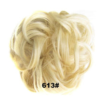 Load image into Gallery viewer, Delice Women's Curly Chignon With Elastic Rubber Band Synthetic Scrunchie Wrap Hair Messy Bun Hairpieces
