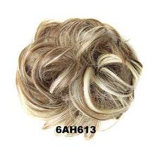 Load image into Gallery viewer, Delice Women's Curly Chignon With Elastic Rubber Band Synthetic Scrunchie Wrap Hair Messy Bun Hairpieces
