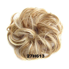 Load image into Gallery viewer, Delice Women's Curly Chignon With Elastic Rubber Band Synthetic Scrunchie Wrap Hair Messy Bun Hairpieces

