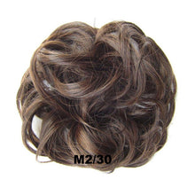 Load image into Gallery viewer, Delice Women's Curly Chignon With Elastic Rubber Band Synthetic Scrunchie Wrap Hair Messy Bun Hairpieces
