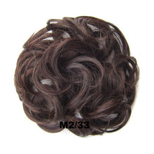 Load image into Gallery viewer, Delice Women's Curly Chignon With Elastic Rubber Band Synthetic Scrunchie Wrap Hair Messy Bun Hairpieces
