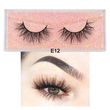 Load image into Gallery viewer, Visofree Mink Lashes 3D Mink Eyelashes 100% Cruelty free Lashes Handmade Reusable Natural Eyelashes Popular False Lashes Makeup
