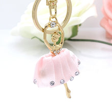 Load image into Gallery viewer, Creative Keychain Alloy Rhinestone Female Angel Keychain Handbag Pendant Car Keychain Woman Jewelry Man Jewelry Belt Buckle
