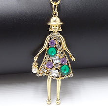 Load image into Gallery viewer, Creative Keychain Alloy Rhinestone Female Angel Keychain Handbag Pendant Car Keychain Woman Jewelry Man Jewelry Belt Buckle
