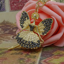 Load image into Gallery viewer, Creative Keychain Alloy Rhinestone Female Angel Keychain Handbag Pendant Car Keychain Woman Jewelry Man Jewelry Belt Buckle
