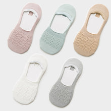 Load image into Gallery viewer, 5 Pairs Cotton Women Socks Solid Snowflake Softable funny Socks Women Summer Slipper Socks Hot Sale
