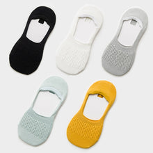 Load image into Gallery viewer, 5 Pairs Cotton Women Socks Solid Snowflake Softable funny Socks Women Summer Slipper Socks Hot Sale
