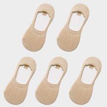 Load image into Gallery viewer, 5 Pairs Cotton Women Socks Solid Snowflake Softable funny Socks Women Summer Slipper Socks Hot Sale
