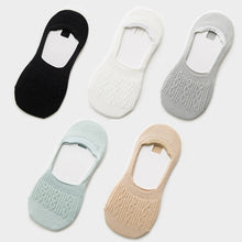 Load image into Gallery viewer, 5 Pairs Cotton Women Socks Solid Snowflake Softable funny Socks Women Summer Slipper Socks Hot Sale
