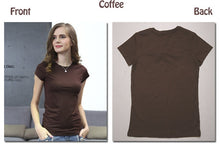 Load image into Gallery viewer, High Quality 18 Color S-3XL Plain T Shirt Women Cotton Elastic Basic T-shirts Female Casual Tops Short Sleeve T-shirt Women 002
