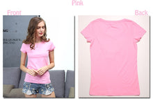 Load image into Gallery viewer, High Quality 18 Color S-3XL Plain T Shirt Women Cotton Elastic Basic T-shirts Female Casual Tops Short Sleeve T-shirt Women 002
