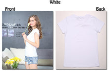 Load image into Gallery viewer, High Quality 18 Color S-3XL Plain T Shirt Women Cotton Elastic Basic T-shirts Female Casual Tops Short Sleeve T-shirt Women 002
