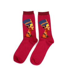 Load image into Gallery viewer, Hot Starry Night Autumn Winter Retro Women Personality Art Van Gogh Mural World Famous Painting Male Socks Oil Funny Happy Socks
