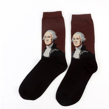 Load image into Gallery viewer, Hot Starry Night Autumn Winter Retro Women Personality Art Van Gogh Mural World Famous Painting Male Socks Oil Funny Happy Socks
