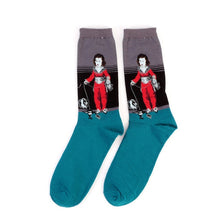 Load image into Gallery viewer, Hot Starry Night Autumn Winter Retro Women Personality Art Van Gogh Mural World Famous Painting Male Socks Oil Funny Happy Socks
