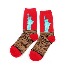 Load image into Gallery viewer, Hot Starry Night Autumn Winter Retro Women Personality Art Van Gogh Mural World Famous Painting Male Socks Oil Funny Happy Socks
