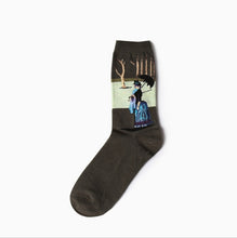 Load image into Gallery viewer, Hot Dropshipping Autumn winter Retro Women New Art Van Gogh Mural World Famous Oil Painting Series Men Socks Funny Socks
