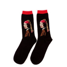 Load image into Gallery viewer, Hot Dropshipping Autumn winter Retro Women New Art Van Gogh Mural World Famous Oil Painting Series Men Socks Funny Socks
