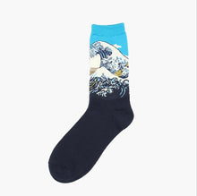 Load image into Gallery viewer, Hot Dropshipping Autumn winter Retro Women New Art Van Gogh Mural World Famous Oil Painting Series Men Socks Funny Socks

