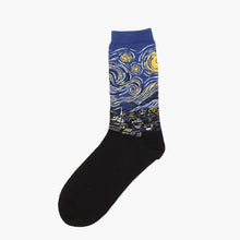 Load image into Gallery viewer, Hot Dropshipping Autumn winter Retro Women New Art Van Gogh Mural World Famous Oil Painting Series Men Socks Funny Socks
