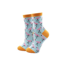 Load image into Gallery viewer, YEADU Women's Socks Japanese Cotton Colorful Cartoon Cute Funny Happy kawaii Skull Alien Avocado Socks for Girl Christmas Gift
