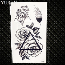 Load image into Gallery viewer, Hot Small Sexy Lips Leaf Black Cartoon Temporary Tattoo Cute Star Tattoo Sticker Love Women Body Finger Art Waterproof Tatoo Kid
