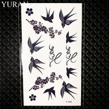 Load image into Gallery viewer, Hot Small Sexy Lips Leaf Black Cartoon Temporary Tattoo Cute Star Tattoo Sticker Love Women Body Finger Art Waterproof Tatoo Kid
