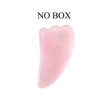Load image into Gallery viewer, Rose Quartz Roller Slimming Face Massager Lifting Tool Natural Jade Facial Massage Roller Stone Skin Massage Beauty Care Set Box
