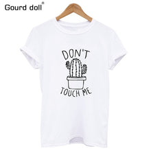 Load image into Gallery viewer, Cactus Printed Women's T-Shirt Cotton Harajuku Summer Female Top Tee For Lady Girl Funny Round neck T-shirts Hipster Tumblr
