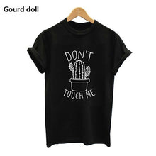 Load image into Gallery viewer, Cactus Printed Women's T-Shirt Cotton Harajuku Summer Female Top Tee For Lady Girl Funny Round neck T-shirts Hipster Tumblr
