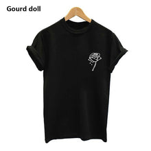 Load image into Gallery viewer, Cactus Printed Women's T-Shirt Cotton Harajuku Summer Female Top Tee For Lady Girl Funny Round neck T-shirts Hipster Tumblr
