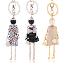 Load image into Gallery viewer, chenlege wholesale fashion key chains bag keyrings charms ladies keychains for women pendants jewelry car key chain ring gifts
