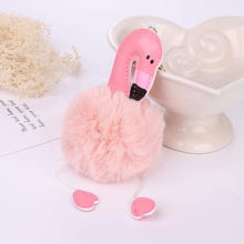 Load image into Gallery viewer, 14cm Cute Pluff Bunny Keychain Rex Genuine Rabbit Fur Key Chains For Women Bag Toys Doll Fluffy Pom Pom Lovely Pompom Keyring
