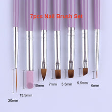 Load image into Gallery viewer, NICOLE DIARY UV Gel Brush Liner Painting Pen Acrylic Drawing Brush for Nails Gradient Rhinestone Handle Manicure Nail Art Tool
