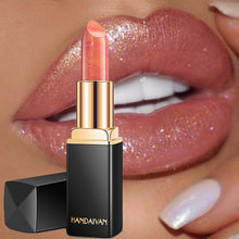 Load image into Gallery viewer, Brand Professional Lips Makeup Waterproof Shimmer Long Lasting Pigment Nude Pink Mermaid Shimmer Lipstick Luxury Makeup Cosmetic
